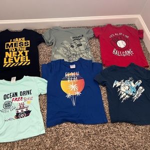 Boys size 4t shirts